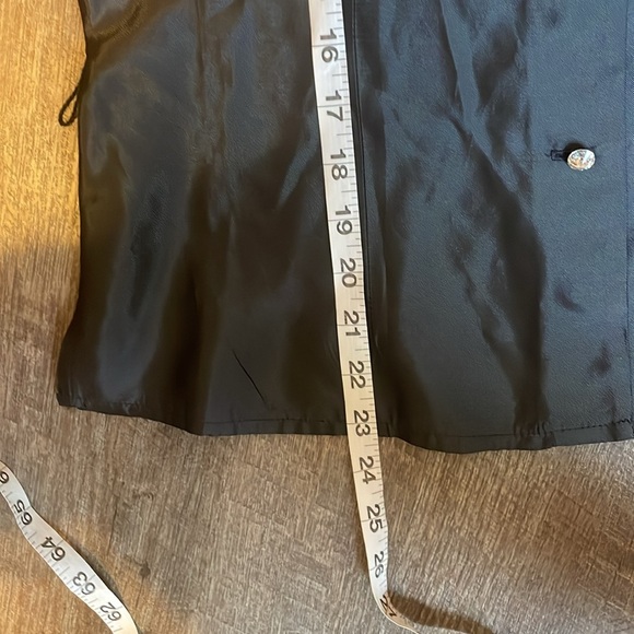 JS Collections Gray Satin Rhinestone Button Blazer Jacket or Blouse size 8 - Picture 15 of 15